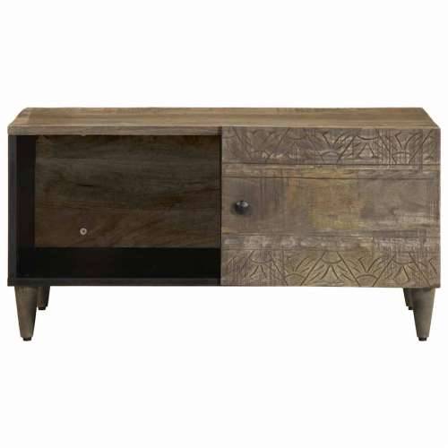 Stol za kavu svijetlo sivi 80x50x40 cm Puno drvo Mango Cijena