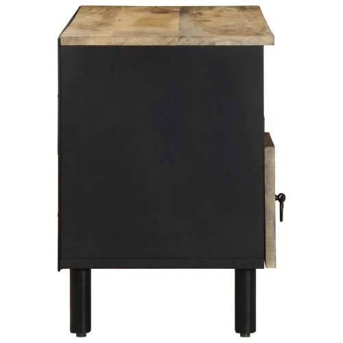 TV ormarić crni 100x33,5x46 cm Puno grubo drvo Mango Cijena