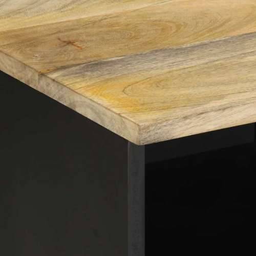 TV ormarić crni 100x33,5x46 cm Puno grubo drvo Mango Cijena