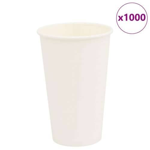 papirnate šalice za kavu 1000 kom 16 oz 400 ml bijele - 1 400 ml Cijena