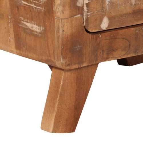 Noćni ormarić 2 kom 40x32x46 cm Obrađeno puno drvo - Smeđa 2 masivno obnovljeno drvo Cijena