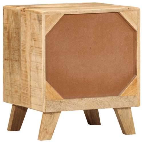 Noćni ormarić 2 kom 40x32x46 cm puno drvo grubo mango - 2 Grubo masivno drvo manga Cijena