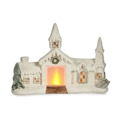 Ukrasna figura Crăciun kuća 10,2 x 30,2 x 40 cm Keramika Cijena