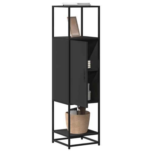 Visoka ploča crna 35,5x35x139 cm Konstruirano drvo i metal - Crna 1 Cijena