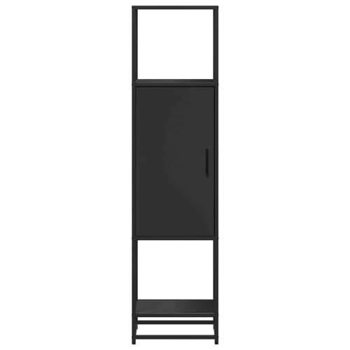 Visoka ploča crna 35,5x35x139 cm Konstruirano drvo i metal - Crna 1 Cijena