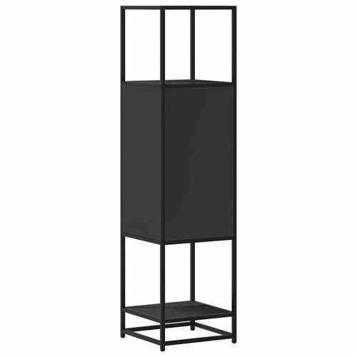 Visoka ploča crna 35,5x35x139 cm Konstruirano drvo i metal - Crna 1 Cijena