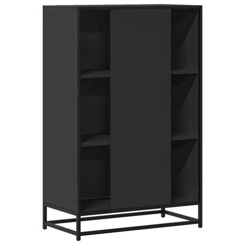 Visoka ploča crna 68x35x106,5 cm Konstruirano drvo i metal - Crna 1 Cijena