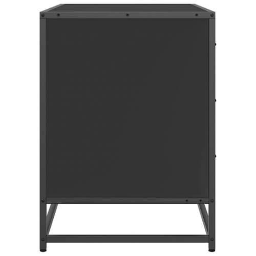 Ormar s ladicama crni 70x41x56 cm izrađeno drvo - Crna 1 Cijena
