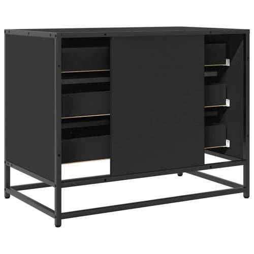 Ormar s ladicama crni 70x41x56 cm izrađeno drvo - Crna 1 Cijena
