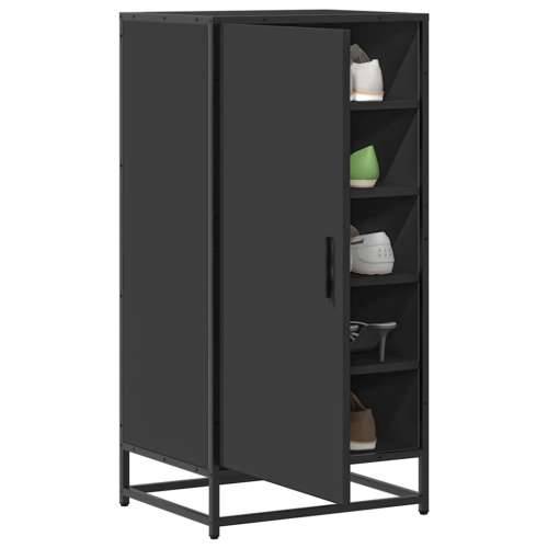 Stalak za cipele crni 48x38x97,5 cm izrađeno drvo - Crna 1 5 Cijena