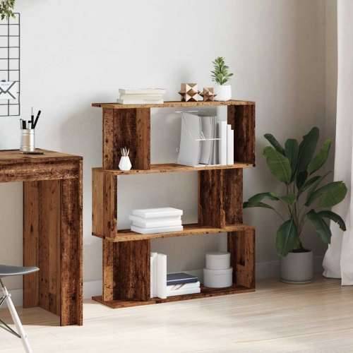 Ormar za knjige staro drvo 80x24x96 cm konstruirano drvo - Staro drvo 1 Cijena