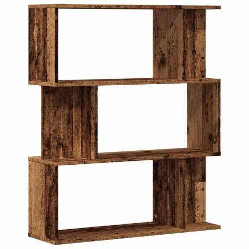 Ormar za knjige staro drvo 80x24x96 cm konstruirano drvo - Staro drvo 1 Cijena