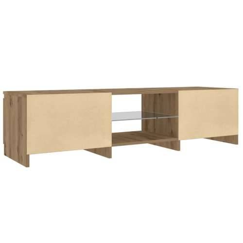 TV ormarić s LED svjetlima Artisan hrast 140x40x36 cm - hrast artisan 140 x 40 x 36 cm 1 Cijena