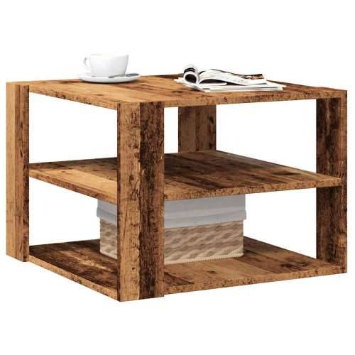Stol za kavu Staro drvo 58x58x40 cm Konstruirano drvo - Staro drvo 1 Cijena