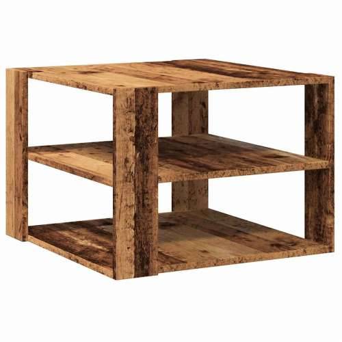 Stol za kavu Staro drvo 58x58x40 cm Konstruirano drvo - Staro drvo 1 Cijena