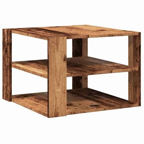 Stol za kavu Staro drvo 58x58x40 cm Konstruirano drvo - Staro drvo 1 Cijena