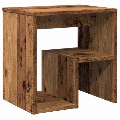 Noćni ormarić boja staro drvo 40x30x40 cm od konstruiranog drva - Staro drvo 1 Cijena