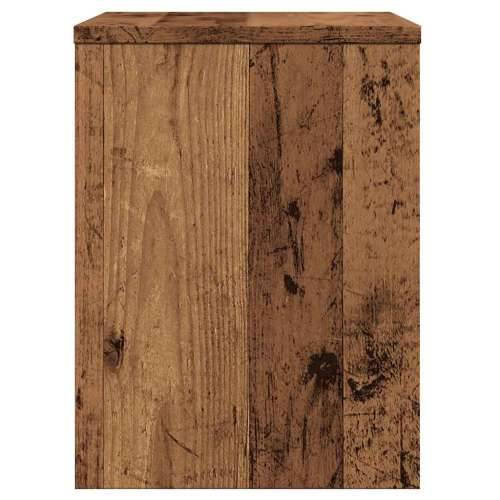 Noćni ormarić boja staro drvo 40x30x40 cm od konstruiranog drva - Staro drvo 1 Cijena