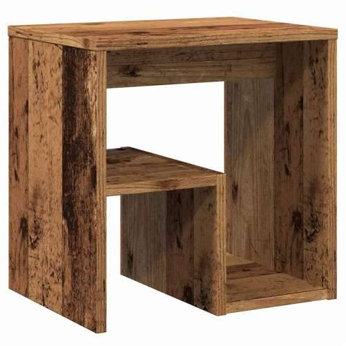 Noćni ormarić boja staro drvo 40x30x40 cm od konstruiranog drva - Staro drvo 1 Cijena