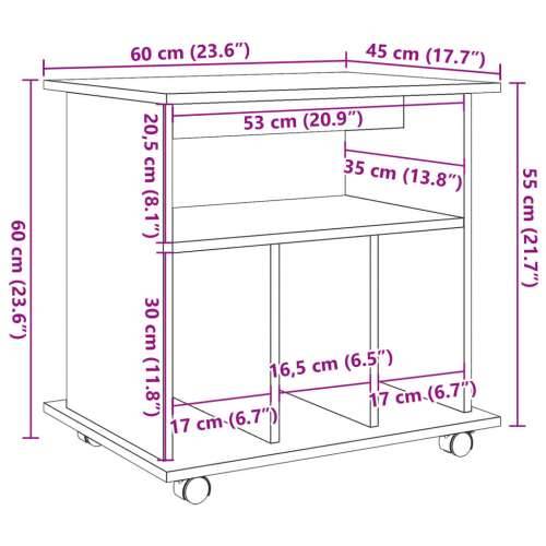 Rolo ormarić staro drvo 60x45x60 cm izrađeno drvo - Staro drvo 1 Cijena