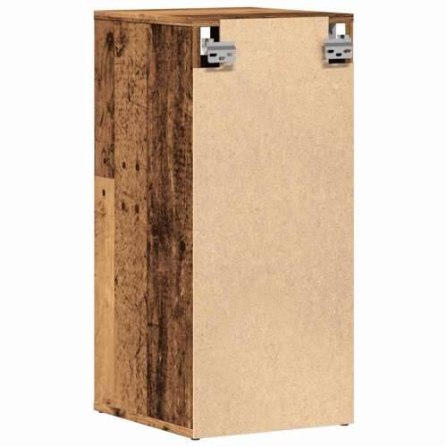 Ormarić za cipele staro drvo 32x35x70 cm konstruirano drvo - Staro drvo 31.5 x 35 x 70 cm 1 shoe cabinet with door Cijena