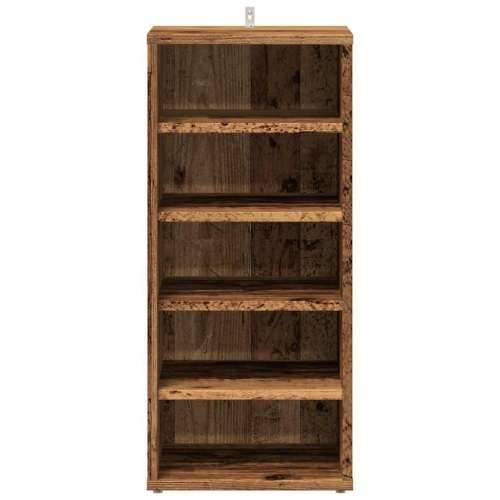 Ormarić za cipele staro drvo 32x35x70 cm konstruirano drvo - Staro drvo 31.5 x 35 x 70 cm 1 shoe cabinet without door Cijena