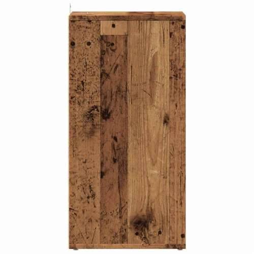 Ormarić za cipele staro drvo 32x35x70 cm konstruirano drvo - Staro drvo 31.5 x 35 x 70 cm 1 shoe cabinet without door Cijena