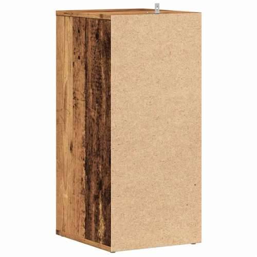 Ormarić za cipele staro drvo 32x35x70 cm konstruirano drvo - Staro drvo 31.5 x 35 x 70 cm 1 shoe cabinet without door Cijena