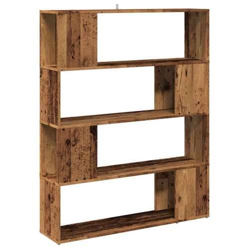 Ormarić za knjige/Paravan - Sobna pregrada staro drvo 100x24x124,5 cm - Staro drvo 1 100 x 24 x 124 cm Cijena