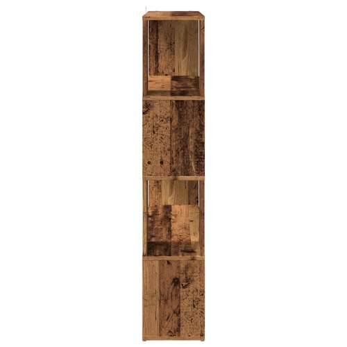 Ormarić za knjige/Paravan - Sobna pregrada staro drvo 100x24x124,5 cm - Staro drvo 1 100 x 24 x 124 cm Cijena