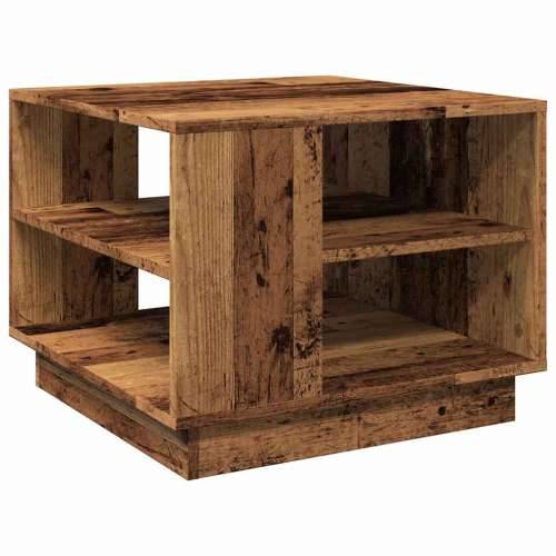 Stol za kavu staro drvo 55x55x42 cm konstruirano drvo - Staro drvo 55 x 55 x 43 cm 1 Cijena