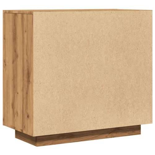 Komoda Artisan hrast 80x40x75 cm izrađeno drvo - hrast artisan 1 Cijena