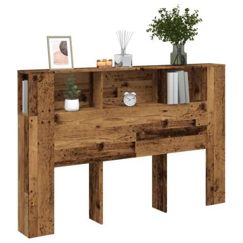 Uzglavni ormarić staro drvo 160x18,5x103,5 cm konstruirano drvo - Staro drvo 1 Cijena
