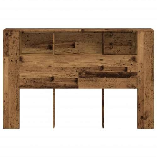 Uzglavni ormarić staro drvo 160x18,5x103,5 cm konstruirano drvo - Staro drvo 1 Cijena
