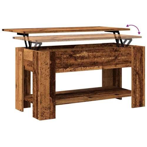 Stol za kavu staro drvo 101x49x52 cm konstruirano drvo - Staro drvo 101 x 49 x 52 cm 1 Cijena