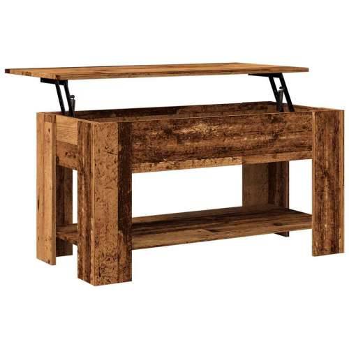 Stol za kavu staro drvo 101x49x52 cm konstruirano drvo - Staro drvo 101 x 49 x 52 cm 1 Cijena