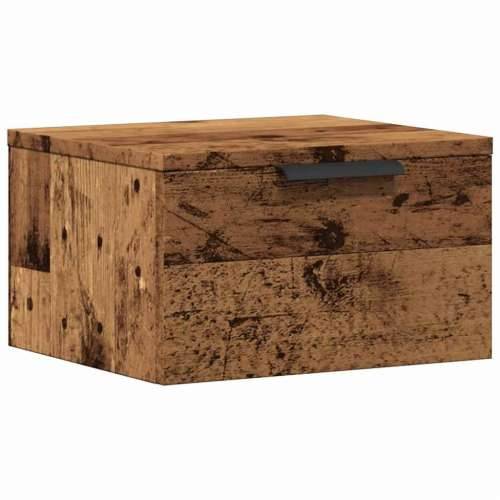 Zidni noćni ormarić Old Wood 34x30x20 cm - Staro drvo 1 Cijena