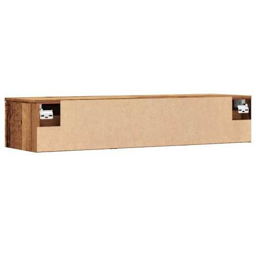 Zidni ormarić staro drvo 102x30x20 cm konstruirano drvo - Staro drvo 1 Cijena