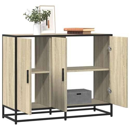 Komoda sonoma hrast 94x35x76 cm izrađeno drvo - sonoma hrast 1 Cijena