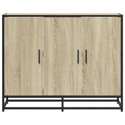 Komoda sonoma hrast 94x35x76 cm izrađeno drvo - sonoma hrast 1 Cijena