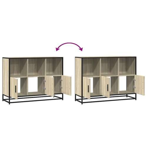 Komoda sonoma hrast 100x35x76 cm izrađeno drvo - sonoma hrast 1 Cijena