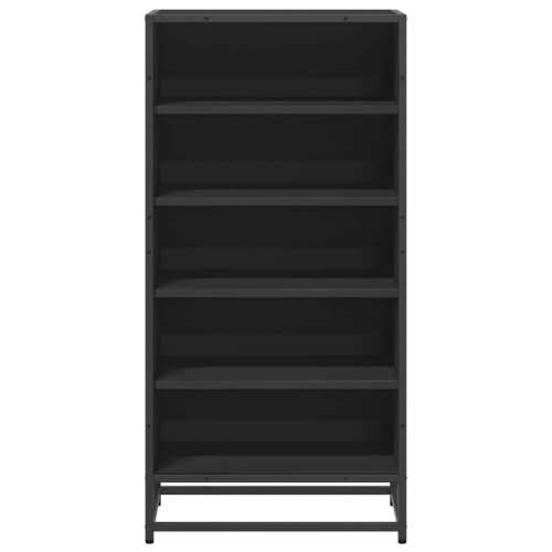 Stalak za cipele crni 48x38x97,5 cm izrađeno drvo - Crna 6 1 Cijena