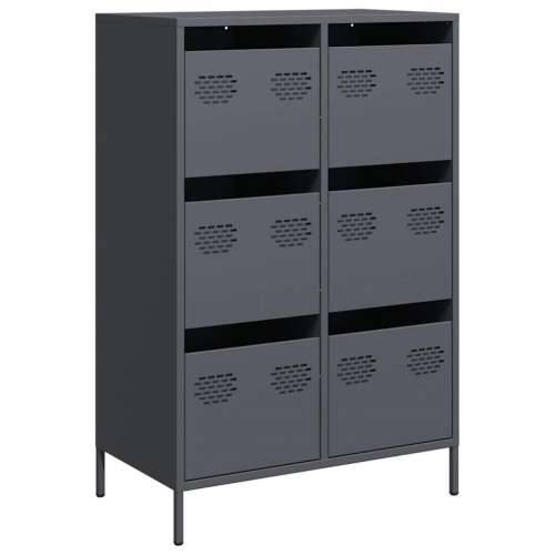 Visoka komoda antracit 68x39x101,5 cm od čelika Antracit 1 Cijena