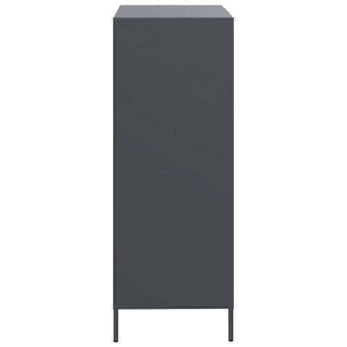 Visoka komoda antracit 68x39x101,5 cm od čelika Antracit 1 Cijena