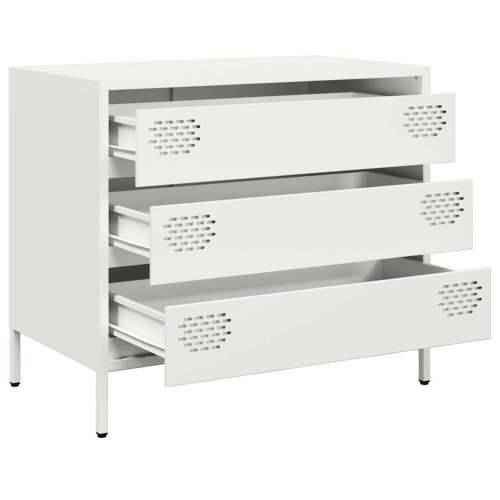 Komoda bijela 68x39x58,5 cm Hladno valjani čelik - Bijela 1 Cijena