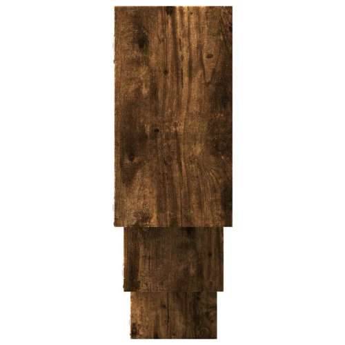 Zidna polica dimljeni hrast 159x18x66 cm konstruirano drvo - Dimljeni hrast 1 Cijena