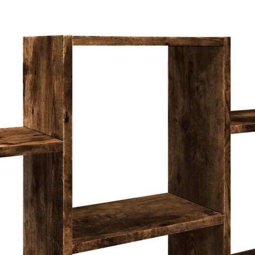 Zidna polica dimljeni hrast 159x18x66 cm konstruirano drvo - Dimljeni hrast 1 Cijena