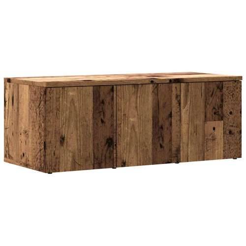 TV ormarić staro drvo 80x34x30 cm konstruirano drvo - Staro drvo 1 Cijena