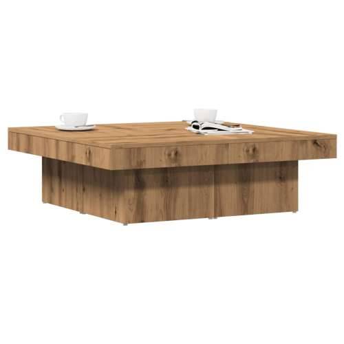 Stol za kavu Artisan hrast 90x90x28 cm izrađeno drvo - hrast artisan 1 Cijena