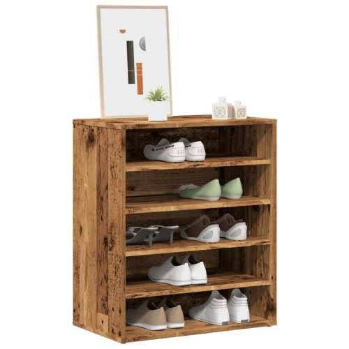 Ormarić za cipele staro drvo 60x35x70 cm konstruirano drvo - Staro drvo 60 x 35 x 70 cm 1 shoe cabinet without door Cijena